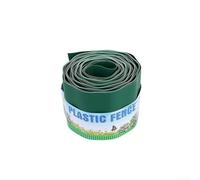 Flexible Garden Lawn Edge Border Fence made of waterproof plastic, designed to stop grass overgrowth and separate flower beds, for ground level installation, 9M length (10cmx9M)