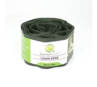 Flexible Garden Lawn Grass Edge 9m x 100mm Dark Green Edger Edging Border Wall