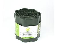 Flexible Garden Lawn Grass Edge 9m x 150mm Dark Green Edger Edging Border Wall