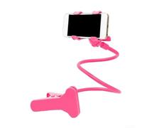 Flexible Gooseneck Phone Holder for Bed Desk Table | Sturdy PC Clamp Mount Stand with 360 Adjustable Arm | Compatible with For iPhone For Samsung For Galaxy For Huawei Pixel | White(black)