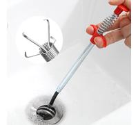 Flexible Grabber Claw Pick Up Reacher Tool 4 Claws Bendable Hose Pickup Reaching Assist Tool for Litter Pick, Home Sink Drains Toilet Trash Hair Clog Sink Snake Remover Tool (36 Inch)