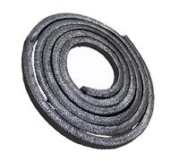Flexible Graphite Gland Packing for Valves High-Temp Expanded Graphite Rope Seal Leak-Proof Industrial String(3 * 3 * 1000mm)