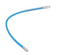 Flexible Grease Gun Whip Hose Coupler 60cm (23.6in) Heavy Duty Manual Grease Tool for Automotive Maintenance