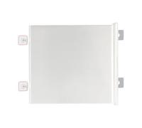 Flexible Guard - Telescopic Barrier for Restricting | Mesh Curtains with Locking Latches, Retractable Partition Equipment, Roll-Up Shielding Dividers for Hounds Canines Kittens and Crawlers