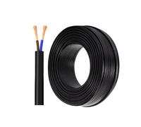 Flexible H05VV-F Control Cable, Oxygen-Free Copper, 300/500V, Eco-Friendly PVC, for CNC Machines, Panels, Automation, Alarms, Intercoms, Signal & Power Transmission(45ft,2.5mm²)