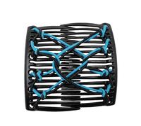 Flexible Hair Clip - Classic Retro Comb Set, Adjustable Double Sided Elastic Clip, Adjustable Details, Hairdressing Attachment | Creative Styling Accessory for Hairdressing Tail