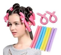 Flexible Hair Curling Rod Hair Curler Makers 10pcs Soft Foam Bendy Twist Flexible Roller Styling