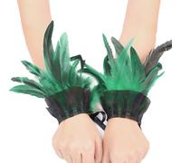Flexible Halloween Arm Ensemble, Decorative Wrist Cuffs for Costume Add-on and Format Enhancers, Gothic Sleeve Decoration