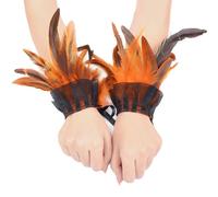 Flexible Halloween Arm Ensemble, Decorative Wrist Cuffs for Costume Add-on and Format Enhancers, Gothic Sleeve Decoration