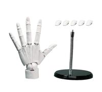 Flexible Hand Artist Drawing Manikin Articulated Mannequin | Hand Art Mannequin Figure With Posable Fingers for Home Office Workplace Desk Decoration Displaying Sketching Drawing