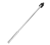 Flexible Head Breaker Bar 1/2" Drive Socket Wrench - Long High Torque Tool for Car Wheel Maintenance - Handle for Maximum Leverage & Impact Adapter