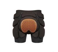 Flexible Hip Armor Shorts for Skiing with Heat-Pressed EVA Padding Breathable Nylon Spandex Blend and Unrestricted Movement (M)