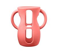 Flexible Holder with Easy Grip Handle for Glass Baby Bottles Silicone Covers Shockproof Bottle Sleeve Easy to Clean Silicone Baby Bottle Sleeve