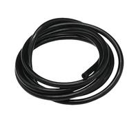 Flexible Hollow Tube 1 Piece Black Soft Silicone Tubing Flexible, Easy Cut Hose Outer Diameter 12mm 5mm 6mm(1METER*8MM*12MM)