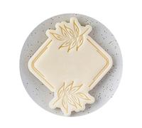 Flexible Home Baking Essential Korean Pattern Blessing Frame Fondant Cookie Molds Set for Elegant Dessert Decorations Party Cakes Embellishments
