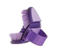 Flexible Horse Brush with Comfortable Grip Soft Bristle Bendable Brush for Efficient Mane and Coat Care for Bathing and