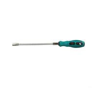 Flexible Hose Clamp Driver 7mm Metric Nut Driver for Flex Socket - Bendable Spring Shaft Tool for Hard to Reach Plumbing Car Engine Repair Blue Steel 12.2 Inch