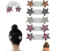 Flexible Invisible Grip Hair Comb,Stretchable Invisible Hair Clips,Pins Clips for Shower,U Shape Hair Finishing Fixer Comb,Bendable and Non-slip (Mixed)