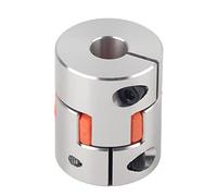Flexible Jaw Coupling D40 L50, Aluminum Alloy Shaft Connector, Spider Coupler with 14 x 14 mm Inner Hole, Vibration Damping for CNC Stepper Motor, Pumps Fans Compressors