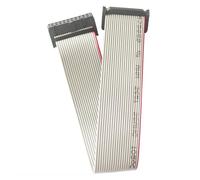 Flexible JTAG Interface Cable 20 Pin Gray Flat Ribbon Data Cable for AVR Download and Code Writing