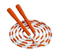 Flexible Jump Rope - Adjustable Battle Ropes ¦ 280cm Workout Ropes with Anti Slip Grip, TPE+PP Beaded Rope with Lightweight Handles, Sports Training Cord, Long Exercise Skipping Cable for Home Gym