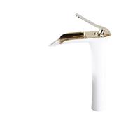 Flexible Kitchen Faucet Bathroom Sink Mixer Tap Chrome Brass Monobloc Basin Mixer Hot & Cold Water Cascade Design Perfect for Home & Commercial Use