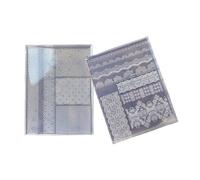 Flexible Lace Embossed Silicone Mold Flexible Nails Art Tools for Creative Nails Designs and Handmade Jewelry Crafting Romance Lace Design Mold