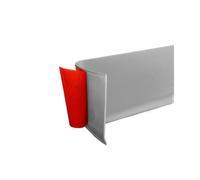 Flexible Laminate Beading PVC Baseboard Molding Trim Flexible Vinyl Wall Border Sticker Self-Adhesive Waterproof Waist Line Wallpaper Living Room(Grey-10CM-1M)