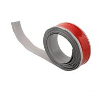 Flexible Laminate Beading Vinyl Molding Trim 5m PVC Cove Base for Floor Transition Wall Base Kitchen Worktop Seal Strip(S Grey)