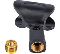 Flexible Large Microphone Clips for all Handheld Transmitters Mic Holder Adapter Hard & Durable Plastic/Copper Threading With copper screws