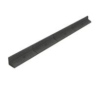 Flexible Lawn Edging 48m Long Pack of 40 x 1.2m Grey Garden Border Grass Lawns Pathways Path Edge Vegetable Plot Flowerbed Raised Borders UV Resistant Matching Plastic Ground Pegs Rubber Mallet
