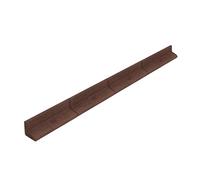 Flexible Lawn Edging 7.2 m Long Pack of 6 x 1.2m Brown Garden Border Grass Lawns Pathways Path Edge Vegetable Plot Flowerbed Raised Borders UV Resistant Rubber Free Matching Plastic Ground Pegs