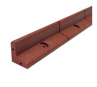 MonsterShop Flexible Lawn Edging Terracotta 1.2m x 4