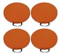 Flexible Leather Floor Cushion with Handle - Easy to Clean and Carry Perfect for Learning Nursery School Yoga and Meditation.