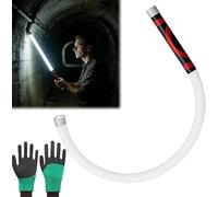 Flexible LED Flashlight Stick,27" Bendable Mechanic Light,Portable Mechanics Flashlight Bendable for Tight,Hands-Free High Lumen Light for Car Repairs Mechanics Camping (1)