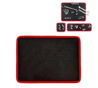 Flexible Magnetic Mat/Organizer,Magnetic Tool Tray,3 Different Size Parts Tool Holder Pad for Organizing Mechanic Wrench Screw Bolts Nuts,PVC & Non-Slip for Garage Workshop, Auto Repair Tools (L)