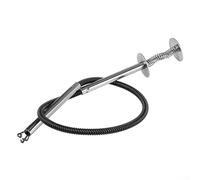 Flexible Magnetic Pickup Tool, 1-Pack Strong Suction Rod with Bendable Steel Shaft and Four-Claw Grabber for Auto Repair and Machinery Maintenance