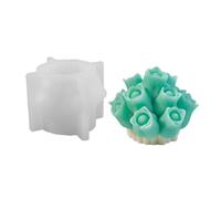 Flexible Making Easy to Demold Silicone Mold 3D Tulips Bouquet Flower Jewelry Making Supplies Silicone Mold