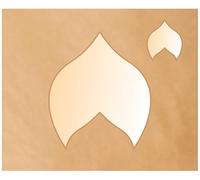 Flexible Mandala Stencil Set with 30 Unique Patterns in Multiple Sizes, 254 Pieces Total. Ideal for dot Painting, Mandalas, Geometric and Decorative Art on Wood, Paper, Canvas, MDF, and More (10)