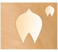 Flexible Mandala Stencil Set with 30 Unique Patterns in Multiple Sizes, 254 Pieces Total. Ideal for dot Painting, Mandalas, Geometric and Decorative Art on Wood, Paper, Canvas, MDF, and More (15)