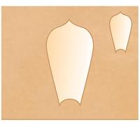 Flexible Mandala Stencil Set with 30 Unique Patterns in Multiple Sizes, 254 Pieces Total. Ideal for dot Painting, Mandalas, Geometric and Decorative Art on Wood, Paper, Canvas, MDF, and More (29)