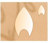 Flexible Mandala Stencil Set with 30 Unique Patterns in Multiple Sizes, 254 Pieces Total. Ideal for dot Painting, Mandalas, Geometric and Decorative Art on Wood, Paper, Canvas, MDF, and More (18)