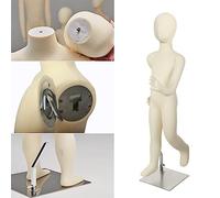 Flexible Mannequin for Kids Toddlers, Child Dress Form With Adjustable Leg and Arms, Dressmakers Sewing Manikin Full Body with Stainless Steel Base, 1 year old