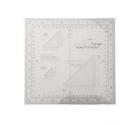 Flexible Map Scale and Protractor for Land Navigation - Coordinate Ruler 1:25000 1:50000 1:100000 1:250000 Compatible with MGRS