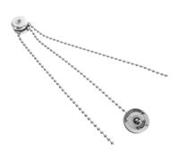 Flexible Metal Bead Chain Cymbal Sizzler for 14-18 Inch | Detachable Riveted Build, Silver Metal Finish, Universal Fit for Jazz Sets and Rehearsal Use
