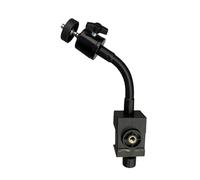 Flexible Metal Gooseneck Screw Fixing Clip with 1/4-20 Thread for Camera Flashing Light Smartphone Mount and Tripods Smartphone Holder Clamp