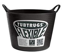 Flexible Micro Tub 0.37L - Black, Container Material Plastic, Product Range Gorilla Tub - Micro Tubs, Storage Volume 0.37l, Colour Black, Height 70mm, Weight 30g, Liquid Storage