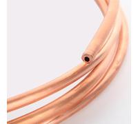 Flexible Microbore Copper Tube， Soft Copper Coil Tubing Multi-Size HVAC Refrigeration Plumbing Heat Exchanger Electrical(12mm*0.8mm*1m)