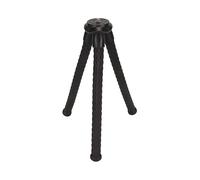 Flexible Mini Tripod, Portable Camera Tripod Stand with Hidden Phone Holder & Cold Shoe Mount, 1/4 Inch Screw Phone Stand with 180° Rotation, for Phone 12 11 11 Pro Xs 8