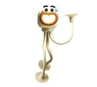 Flexible Mobile Stand - 14x3.6cm Abs Pvc Bracket, Rotatable Grip Mount System, Practical Single Press Design | Stylish Desktop Organizer For Bedroom Living Room Decoration Multitasking Ease